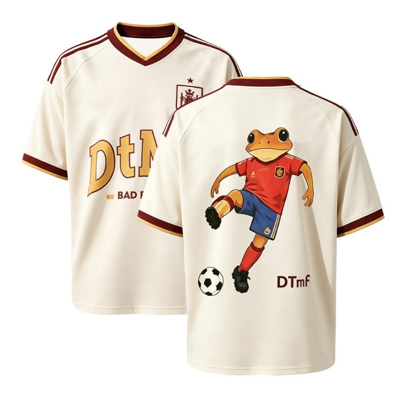 DTMF Bad Bunny Loose 2026 Jersey Men's Short Sleeve Quick-Drying Breathable Summer Sports Unisex Comfortable Fit Tee Sportswear