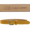[Fine Plus] Belt EDWIN 0111222 33mm 117cm Made in Japan Cowhide Plain