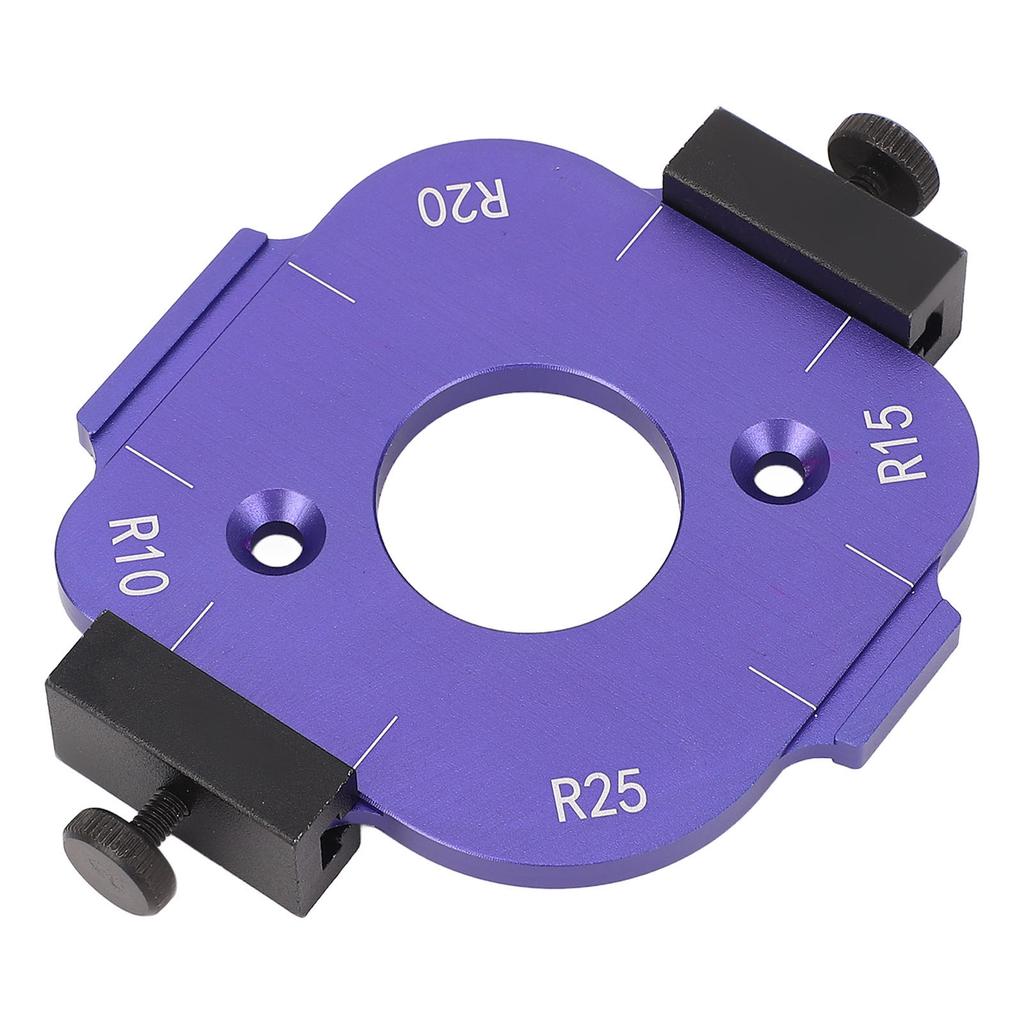 Rundungsradius-Schablone Holzbearbeitung Frästisch Vorrichtung Holzbrett Bogen Schneidwerkzeug R10 R15 R20