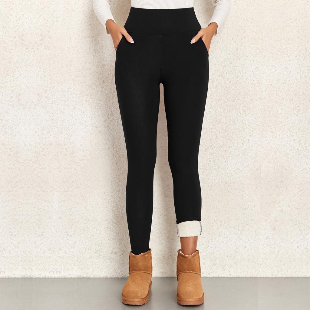 Women's Fleece Lined Thickened Warm Base Leggings