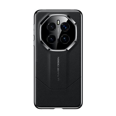 Etui na telefon Honor Magic7pro z galwanizowanym HONOR odpornym na upadki, biznesowe, gładkie, skórzane etui męskie