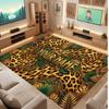Decorative Artwork Theme Crystal Velvet Floor Rug Personalized Custom Name Text Warm Carpet Home Decoration
