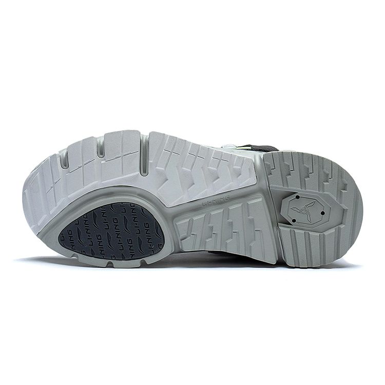 LiNing Fleece Lined Warm Non-Slip Mid-Top Outdoor Functional Shoes Kids shoes Black Purple YKES006-1