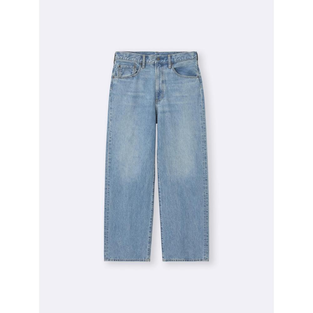 Gu By Uniqlo Baggy Jeans+ec  Length 80.0cm Long 