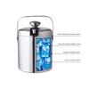 Stainless Steel Double Walled Insulated Ice Buck Ice Bucket Cold Beer Cooler Suitable For Outdoor Camping Home Bar Chilling