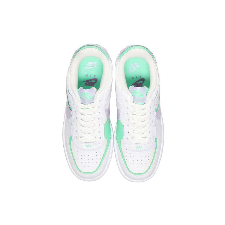Nike Wmns Air Force 1 Shadow Infinite Lilac Football Grey Green Glow White CU8591-103