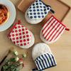 Japanese Style Thickened Heat Insulation Oven Gloves for Baking and Steaming