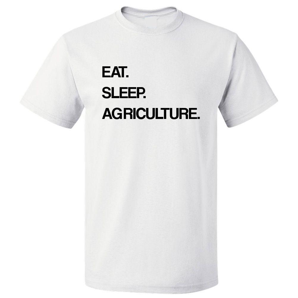 Eat Sleep Agriculture T shirt TeeSe abre en una nueva ventana o pestaña XL