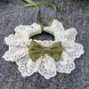 Stylish Pet Bandana For Dogs & Cats - Adjustable Neck Scarf With Bib, Collar Bell, And Bow Tie Accessory For Small, Medium