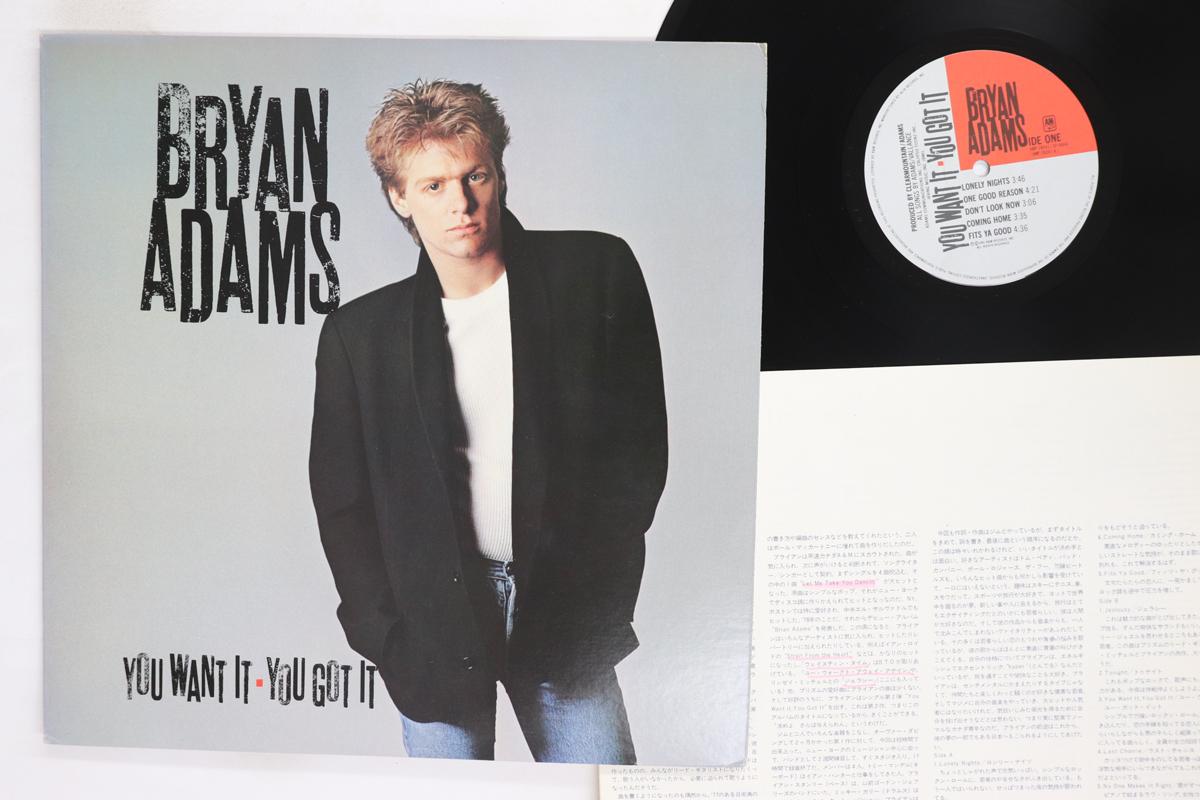 

LP Record BRYAN ADAMS You Want It You Got It AMP28041 AM 1981 Japan Rock Used