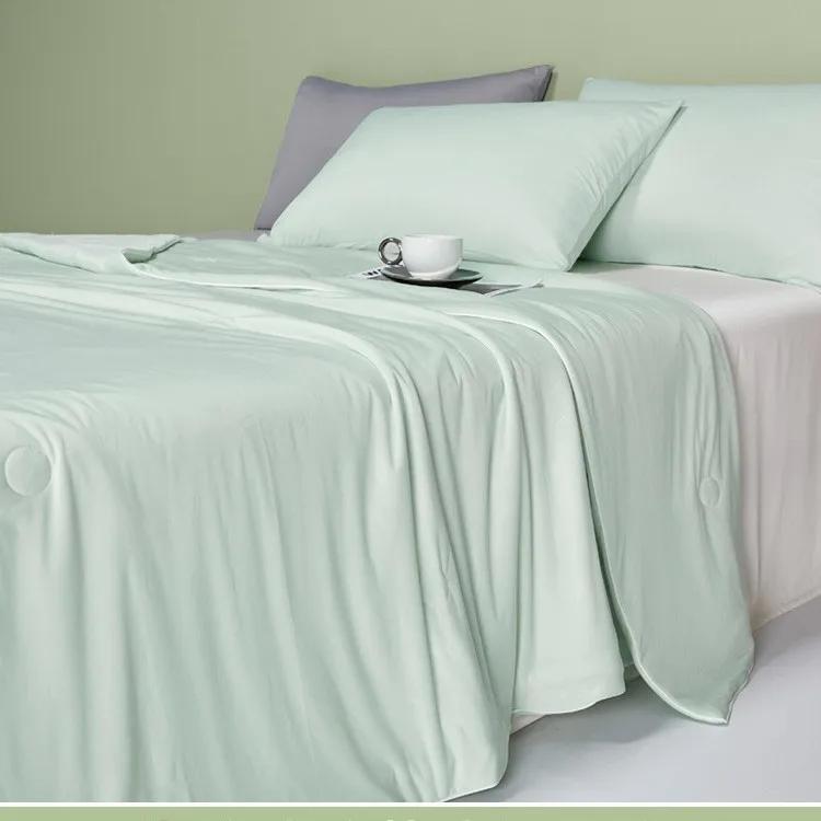 Class A Cool Ice Silk Towel Quilt Summer Thin Office Nap Blanket Sofa Blanket Summer Cool Air Conditioning Cover Blanket