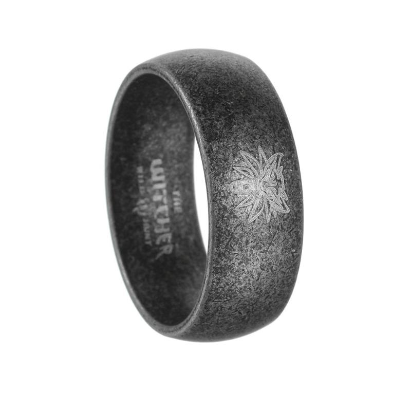 Mary Vintage Vintage Silver TheWitcher 3 Wolf Head 304 Stainless Steel Ring, The Witcher 3 Men s Ring no. 6