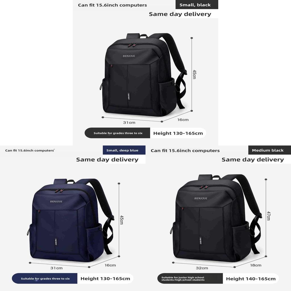 Oxford Cloth Mens College Backpack With Large Capacity For Travel And School Use