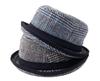Melco Large Size 62cm Pork Pie Bucket Glen Made In Korea Men's 2-Way Hat, Plaid, (Red)