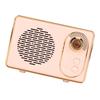 Retro Bluetooth 5.0 Speaker Vintage Mini Bluetooth Speaker Memory Card AUX USB Rechargeable MP3