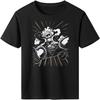 Anime-T-Shirt One Piece Luffy Gear 5 Fruit Awaken Baumwoll-Rundhalsausschnitt Retro-Mode-T-Shirt