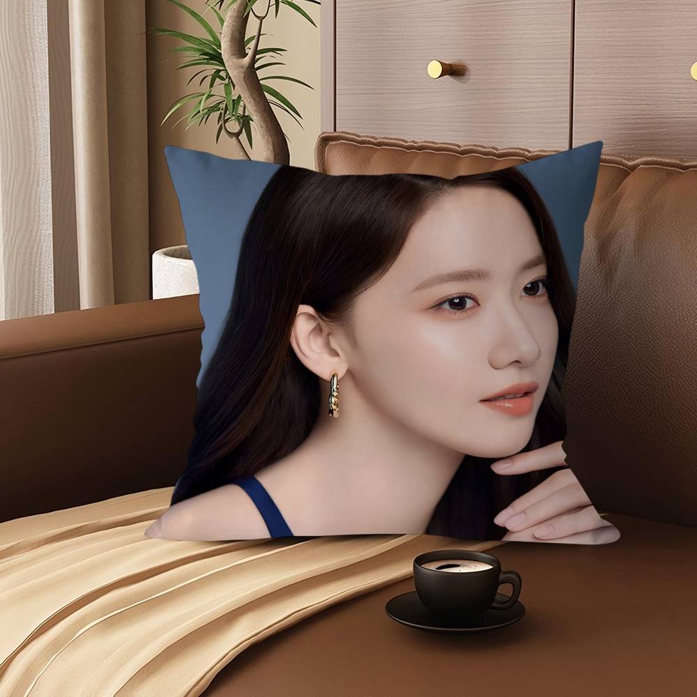 

Y-Yoona Singer Pillow Cover For Bedroom Room And Living Room Sofa Decorative Cushion Cover 12x12Inch