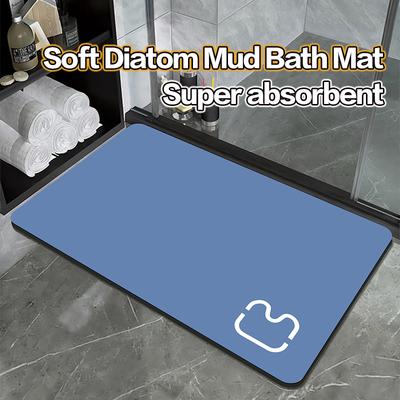 Super Absorbent Bathroom Bath Mat Diatomite Foot Mats Floor Non-Slip Quick Dry Shower Carpet Toilet Rugs Doormat Washable