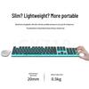 EWEADN GX710S Wired Membrane Keyboard with Mechanical Feel