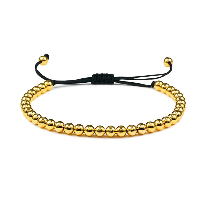Charm Skull Head Copper Beads Bracelets Handmade Pave CZ Skeleton Crystal Adjustable Bracelet Punk Wrist Jewelry for Women Men