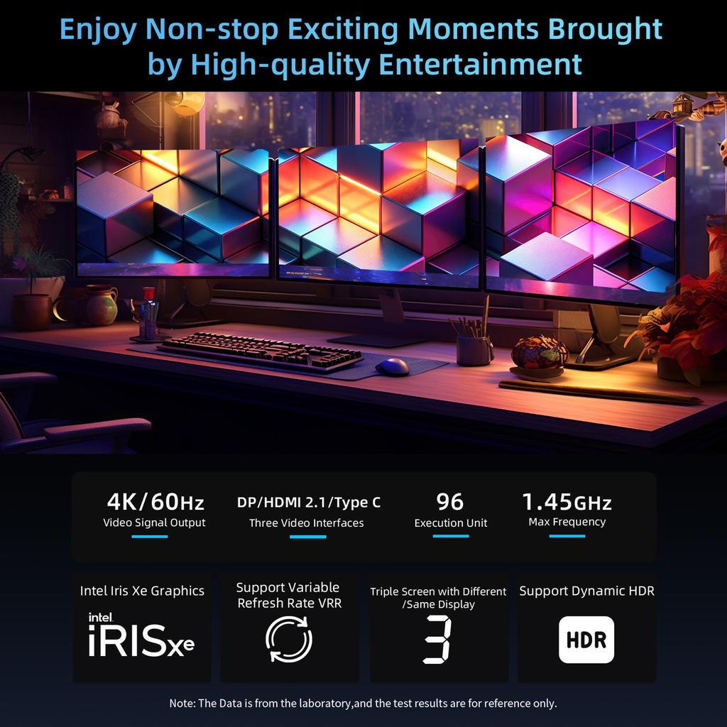 Mini Pc BMAX B9 POWER  24G+1T  SSD Intel Core i9-12900Hk Processor  Intel Iris Xe Graphics eligible Window 11