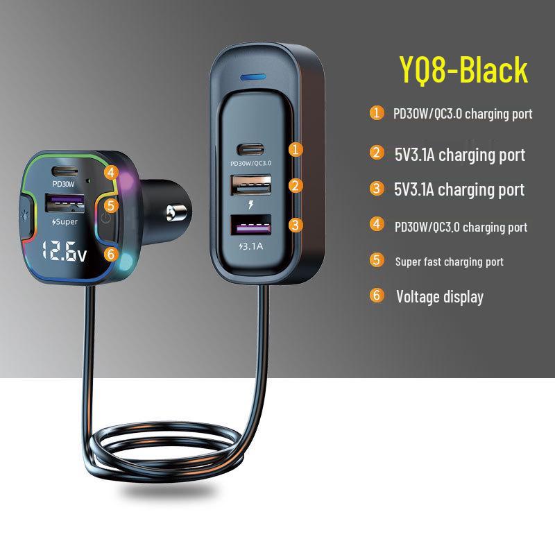 

Трансграничное двухместное PD быстрое автомобильное зарядное устройство с несколькими интерфейсами и супербыстрой зарядкой