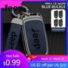 For Jeep Jeep Grand Cherokee Wrangler JK Renegade Patriot Commander Compass Gladiator Wagoneer Car Alloy Key Case Key Bag She