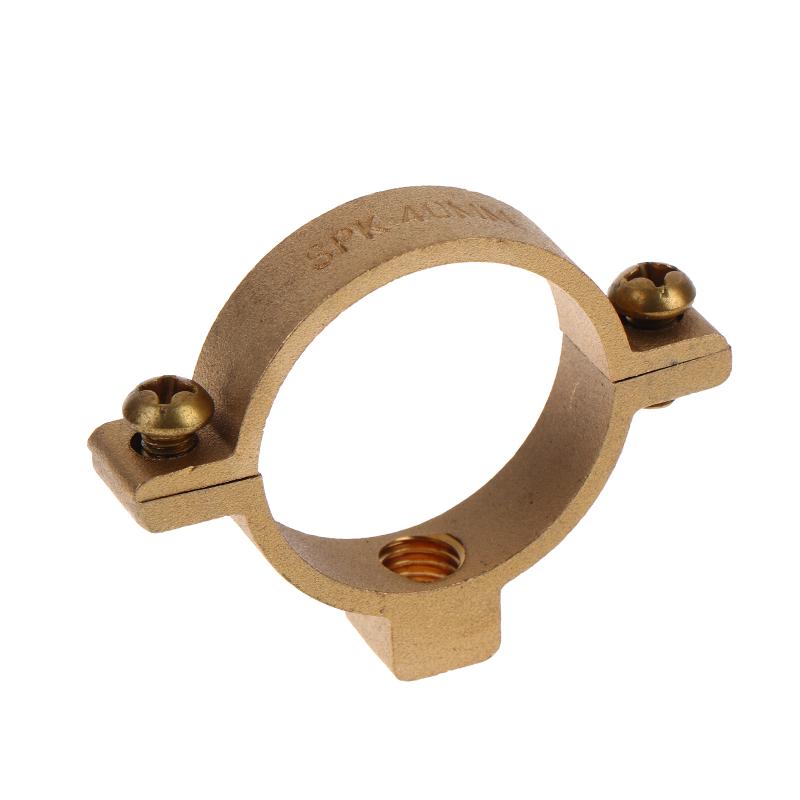 1 st 15/22/28/35/40 mm Passar Ytterdiameter Rör Mässing M10 Rörklämma Fäste Stöd Hängare Fast VVS Vattenbytesdelar
