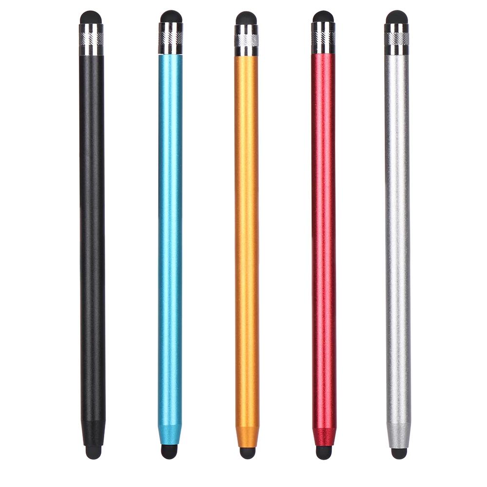 Portable For Screen Dual Tips Dual Heads Ends Tablets Pen Touchscreen Stylus Pens Touch Pen