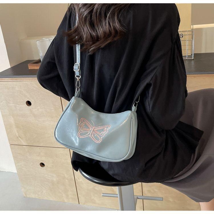 IELGY Baguette Bag All-Match Underarm Bag Large Capacity Fashion