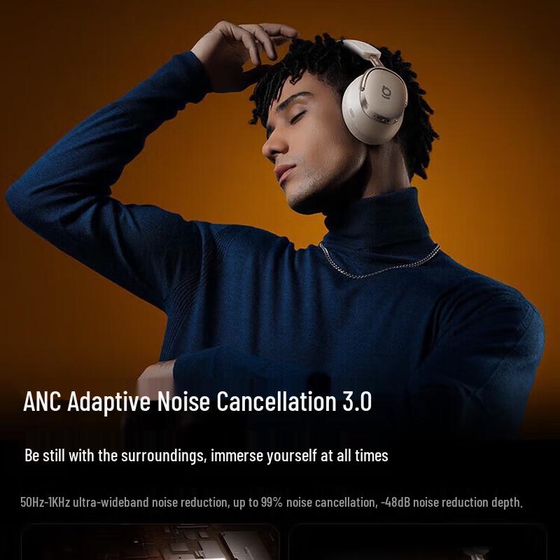 Baseus Inspire XH1 -48dB ANC Bluetooth Gaming Over-Ear Headphones