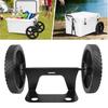 Cooler Cart Wheel Frame Kit, Fits 15.5-17.5in Coolers with 12in Wheels Easy Assembly Camping Beach High Load Capacity