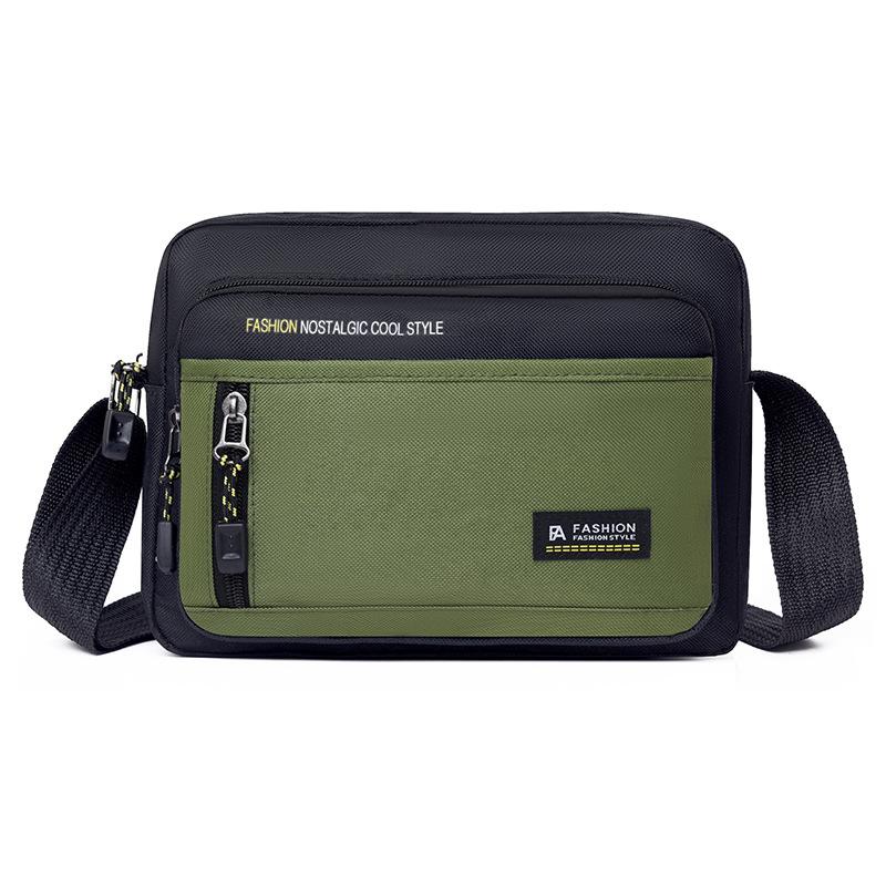 

Мужская сумка через плечо большой вместимости для отдыха, новая легкая и простая сумка-мессенджер, портативный портфель для деловых поездок.
