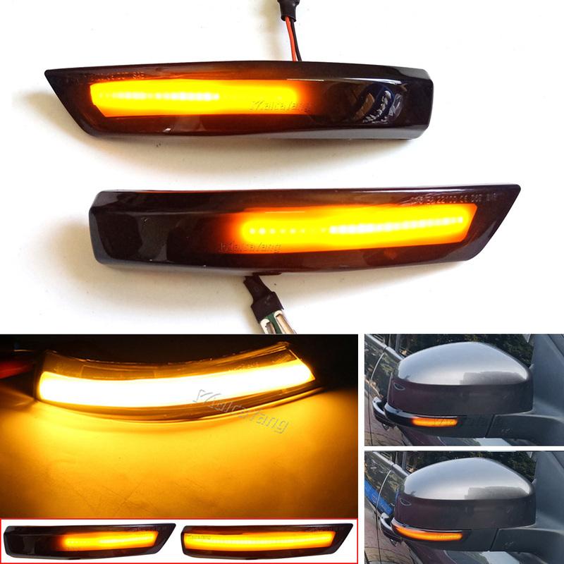 Dynamic Turn Signal Light For Ford Focus Mk2 Mk3 Mondeo Mk4 2010-2014 LED Side Rearview Mirror Sequential Indicator Blinker Lamp