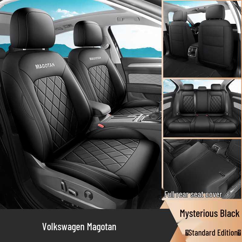 All-Season Leather Car Seat Cushion for Volkswagen Magotan, Five-Seater, New Style Magotan Specific