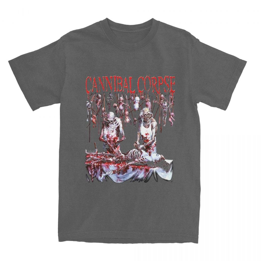 Men Women Cannibal Corpse Butchered At Birth Shirt Accessories Band Pure Cotton T-shirt Clothing Humorous Tee Shirt Printed