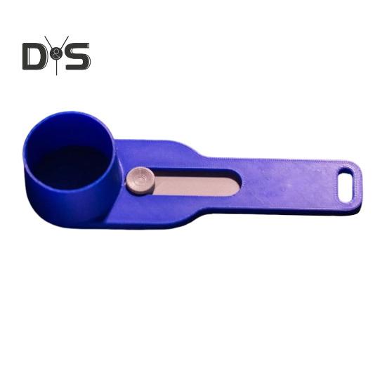 

Многоцелевой совок со встроенной воронкой, воронка для порошка, мерная ложка, дозатор для порошка для кофе, протеина, специй синий