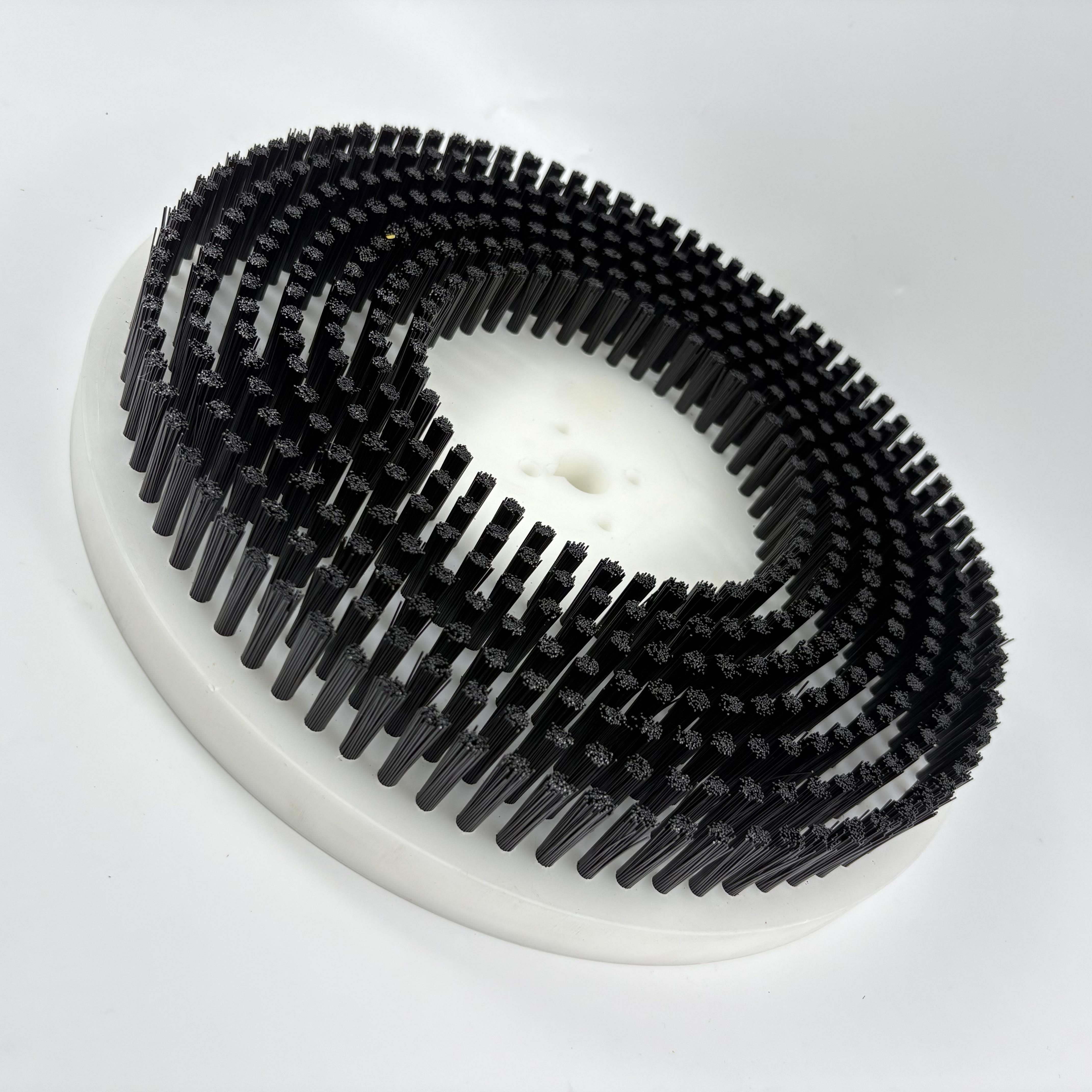 Tdf Nylon Floor Cleaning Brush Assembly Disk Round Floor Brush Scrubbing Rotary Disc 75mm