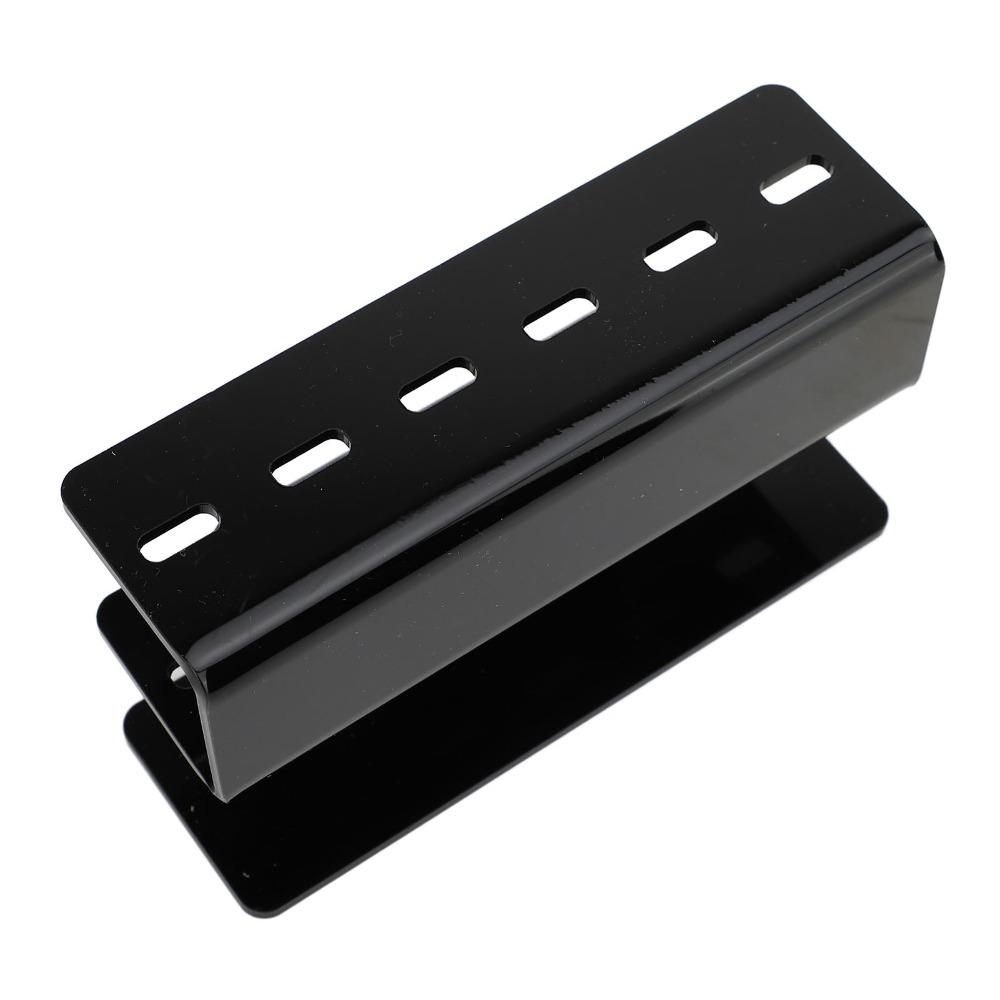 13*7.8cm Acrylic Tweezers Holder Stainless Steel Tweezers Display Stand Beauty Makeup Use