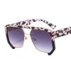 New Arrivals 2024 Unisex Square Frame Tinted Carbon Fiber Custom Bulk Female Oversize Women Vintage Double Bridge Sunglasses