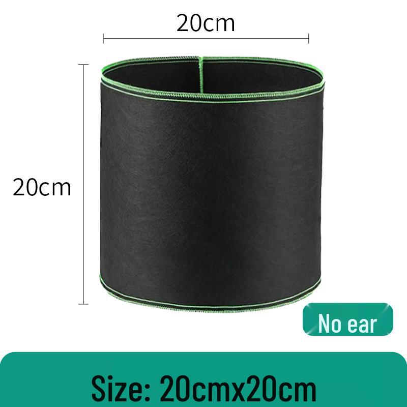 Round Thickened Non-Woven Planting Bag for Flowers and Vegetables 