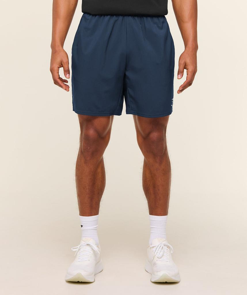 Gymshark Arrival Shorts Marineblau A2a1l Ubcy