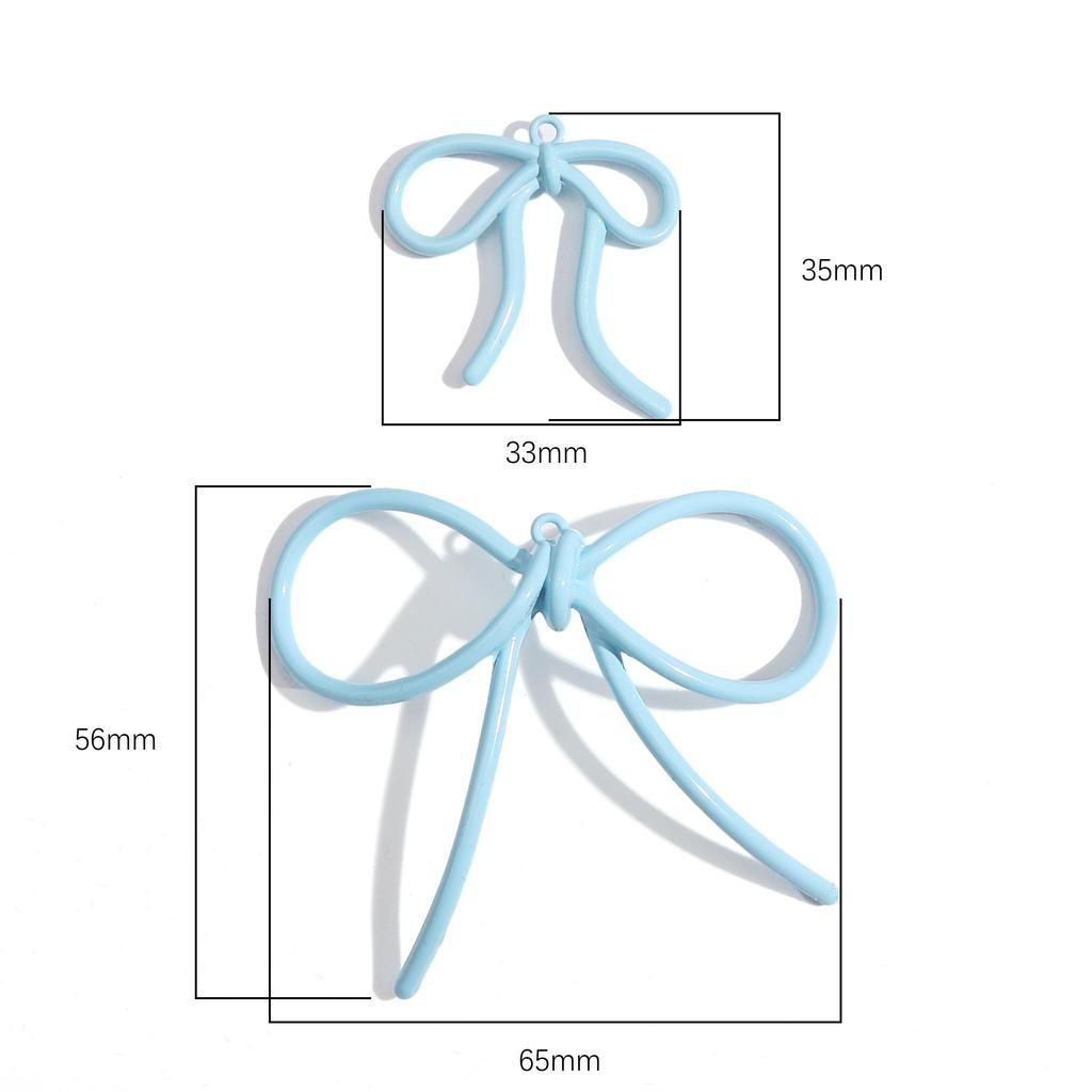 Alloy Bow Accessories Charms Pendant For Jewelry Making DIY Earring Necklace Bracelet
