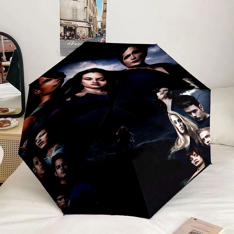 Vampire Saga Romance Umbrella 8-Frame for Travel, Camping, Casual Lightweight Portable Umbrella, Essential for Every Family Holidays Birthday Gift