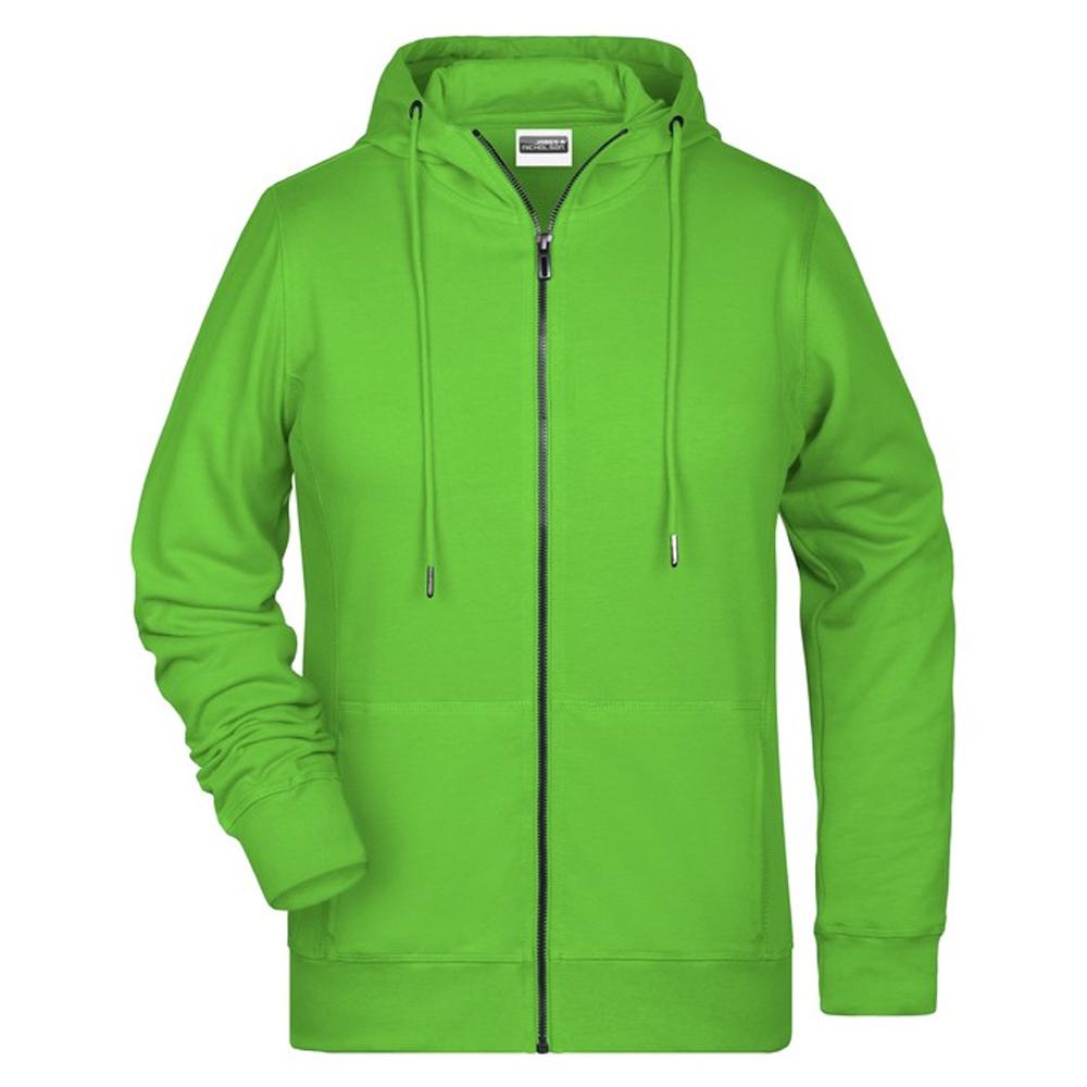 James and Nicholson Womens/Ladies Full Zip Hoodie
