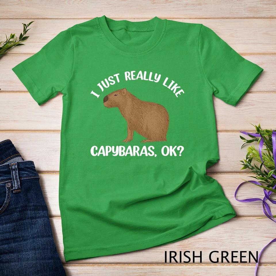 Funny Capybara Art For Men Women Kids Rodent Capybara Lover Unisex T-shirt 3XL