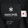 SNOWPEAK Cotton Filling Outdoor Pants M Black Women Used