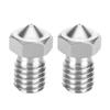 3D Printer Nozzle Stainless Extrude Head Firm Printer Thread Removable Filament Nozzle
