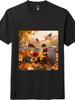 Veterans Cemetery Flower Tribute Graphic T-Shirt Mens Womens Tees Top