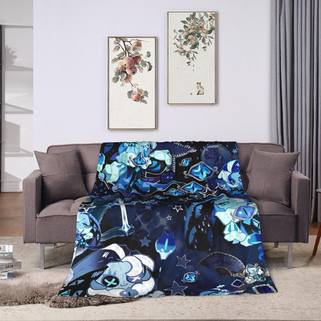 Cookie Run Kingdom Game Blanket Decorative Flannel Throw Blanket For Outdoor Super Warm Custom Quality Bedspread Gift Idea